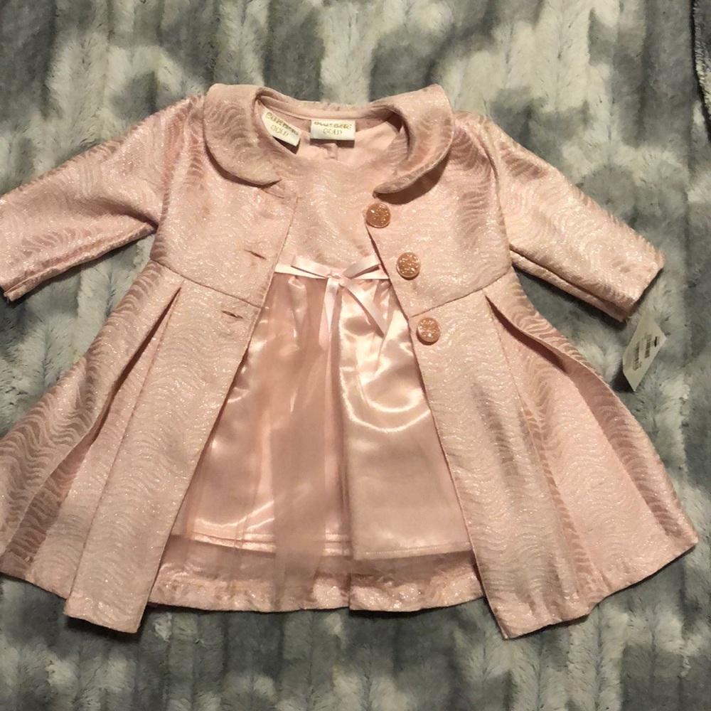 Blueberi Boulevard dress and coat set